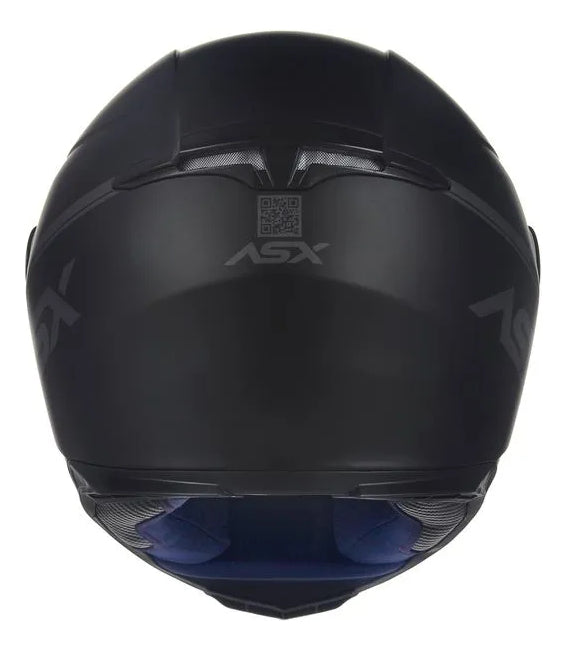 Capacete Para Moto Integral Asx Eagle Solid com Viseira V18B Fumê Extra