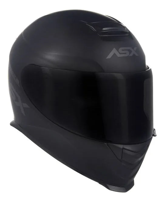 Capacete Para Moto Integral Asx Eagle Solid com Viseira V18B Fumê Extra