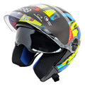 Capacete Aberto FW3 X Open UP Fox Com óculos escuro Interno