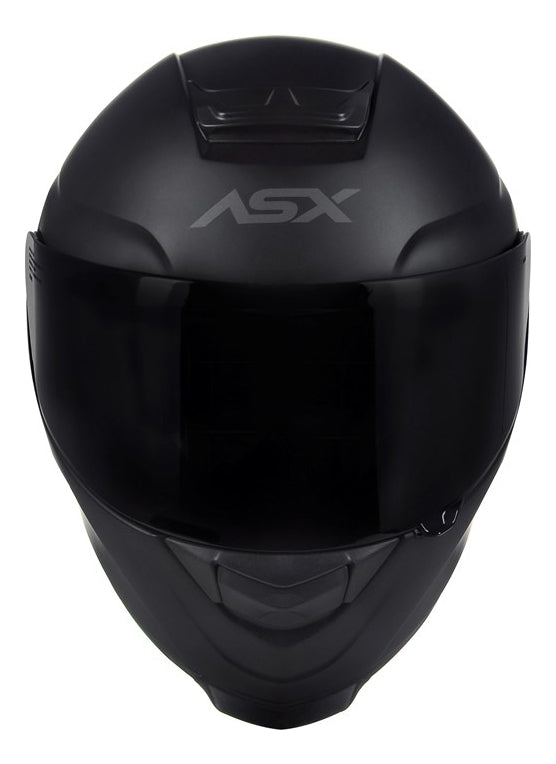 Capacete Para Moto Integral Asx Eagle Solid com Viseira V18B Fumê Extra