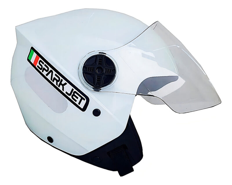 Capacete Aberto EBF Spark Jet Solid Com viseira - Imagem 8