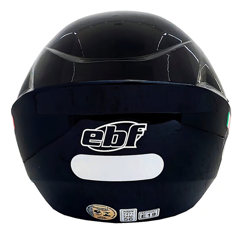 Capacete Aberto EBF Spark Jet Solid Com viseira - Imagem 3