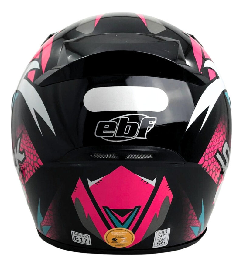 Capacete Para Moto Integral EBF New Spark Dragon Com viseira e Narigueira - Imagem 6