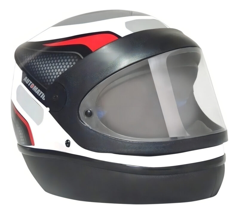 Capacete fechado FW3 para moto Automatic Colorido - Imagem 2