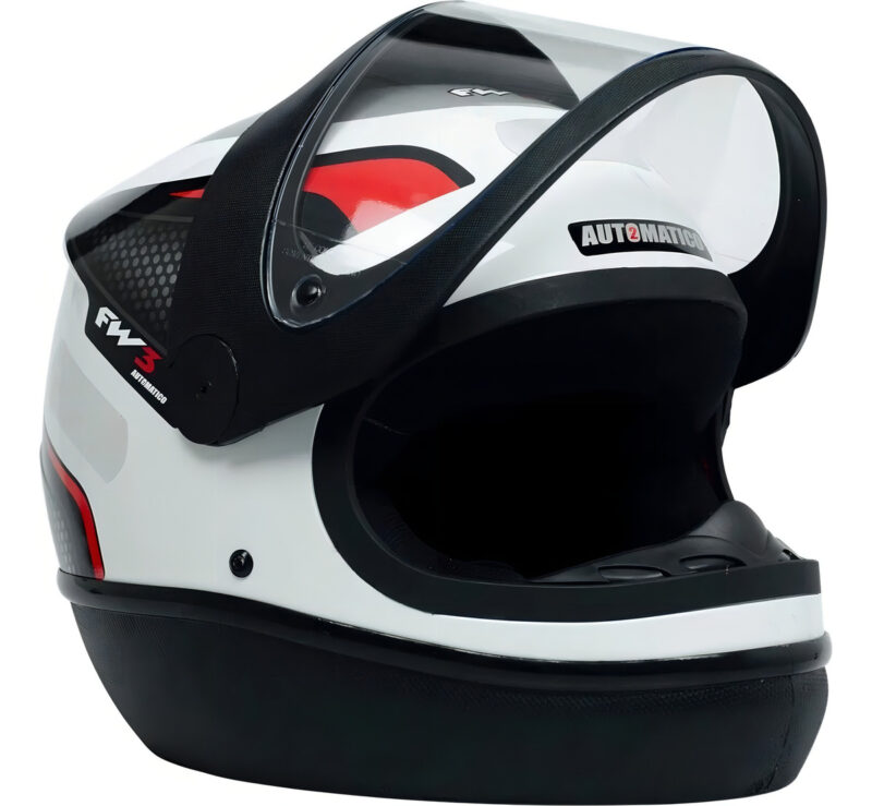 Capacete fechado FW3 para moto Automatic Colorido - Imagem 6