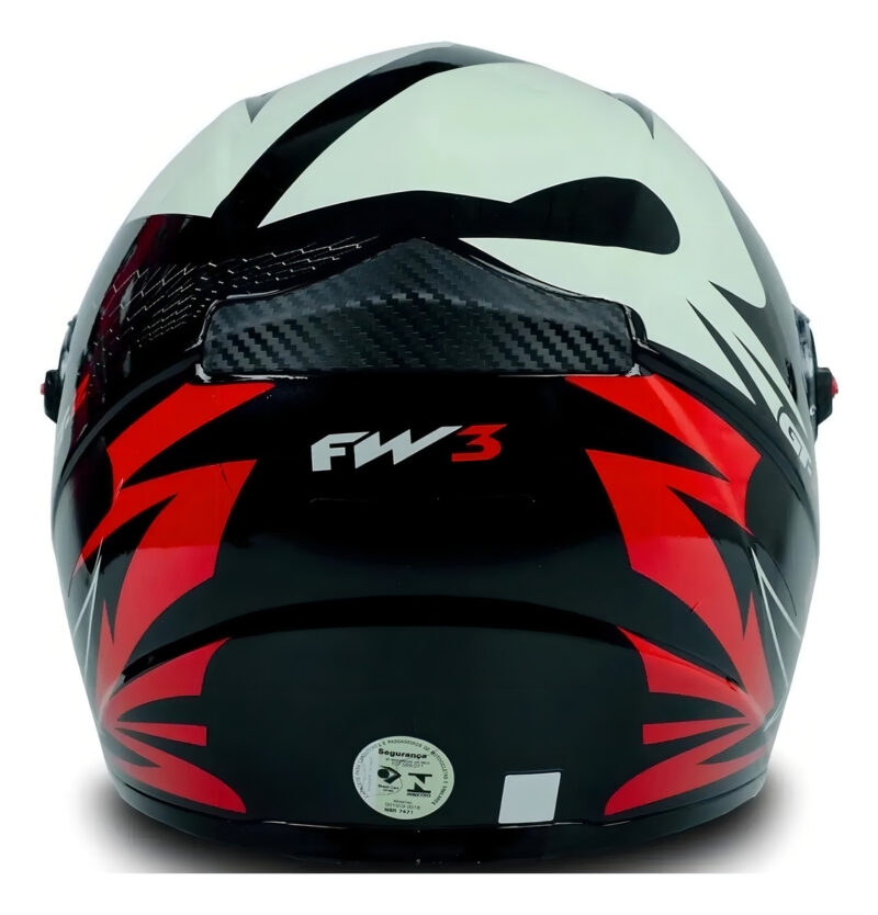 Capacete Moto Fechado FW3 GT2 com Viseira e Narigueira - Imagem 6