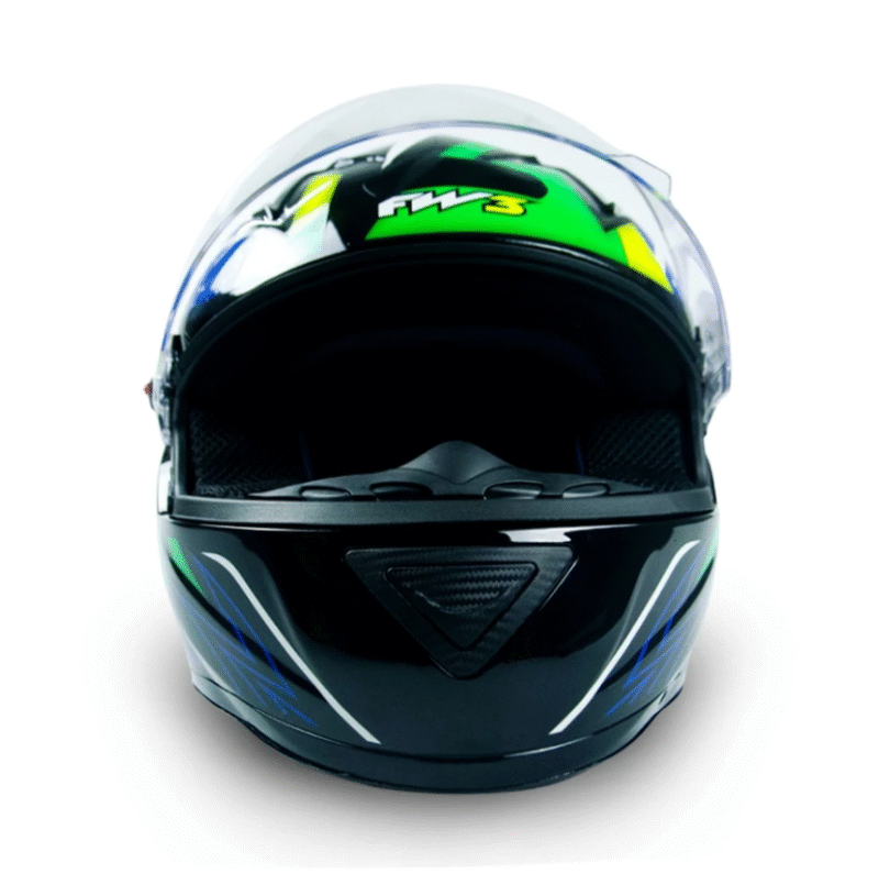 Capacete Fechado FW3 GTN BRASIL Viseira Cristal Preto Brilhante - Imagem 4