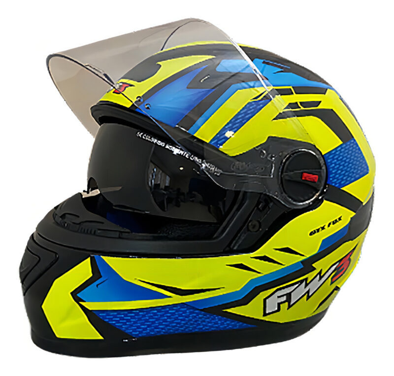 Capacete Moto Fechado FW3 Modelo GTX Fox Com Óculos Interno - Imagem 2