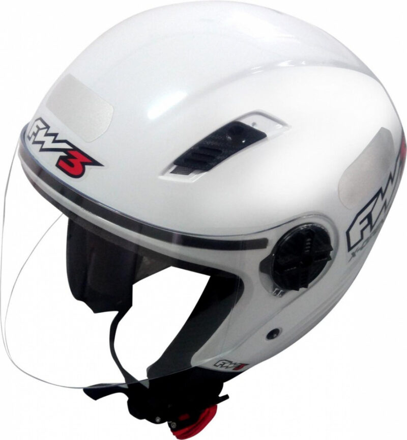 Capacete Aberto FW3 X Open Classic Com viseria Cristal - Imagem 3