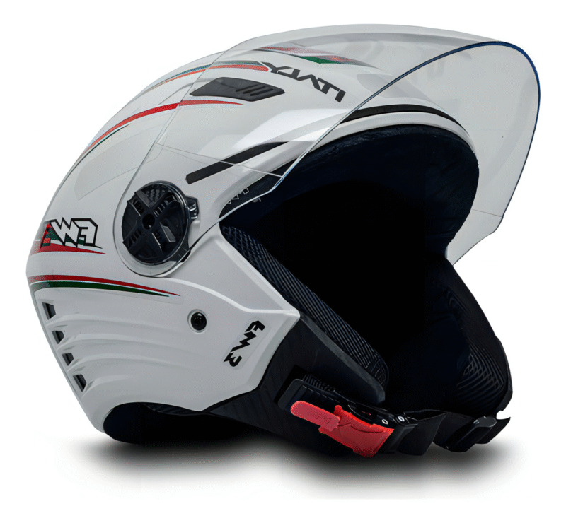 Capacete Aberto FW3 X Open Italy Com viseria Cristal - Imagem 2