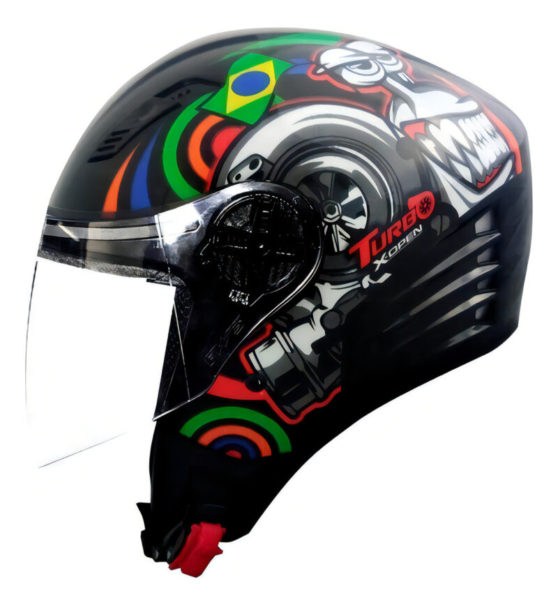 Capacete Aberto FW3 X Open Turbo Com viseira Cristal