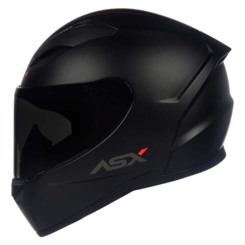Capacete Para Moto Integral Asx City Solid Preto Fosco