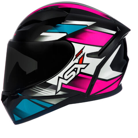 Capacete Para Moto Integral Asx Start Colorido Brilhante
