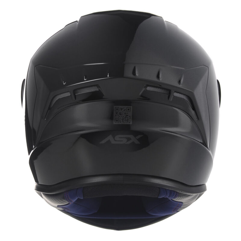 Capacete Integral Esportivo Asx Draken Solid Preto - Imagem 8