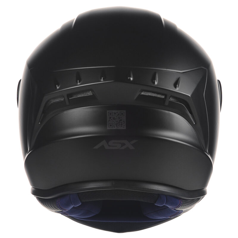 Capacete Integral Esportivo Asx Draken Solid Preto - Imagem 4