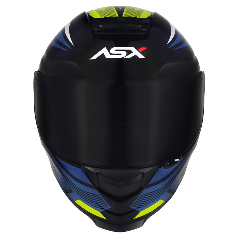 Capacete Para Moto Integral Asx Eagle Street Colorido - Imagem 7