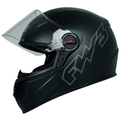 Capacete Integral FW3 GT Classic Esportivo Preto Fosco