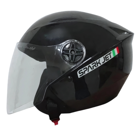 Capacete Aberto EBF Spark Jet Solid Com viseira
